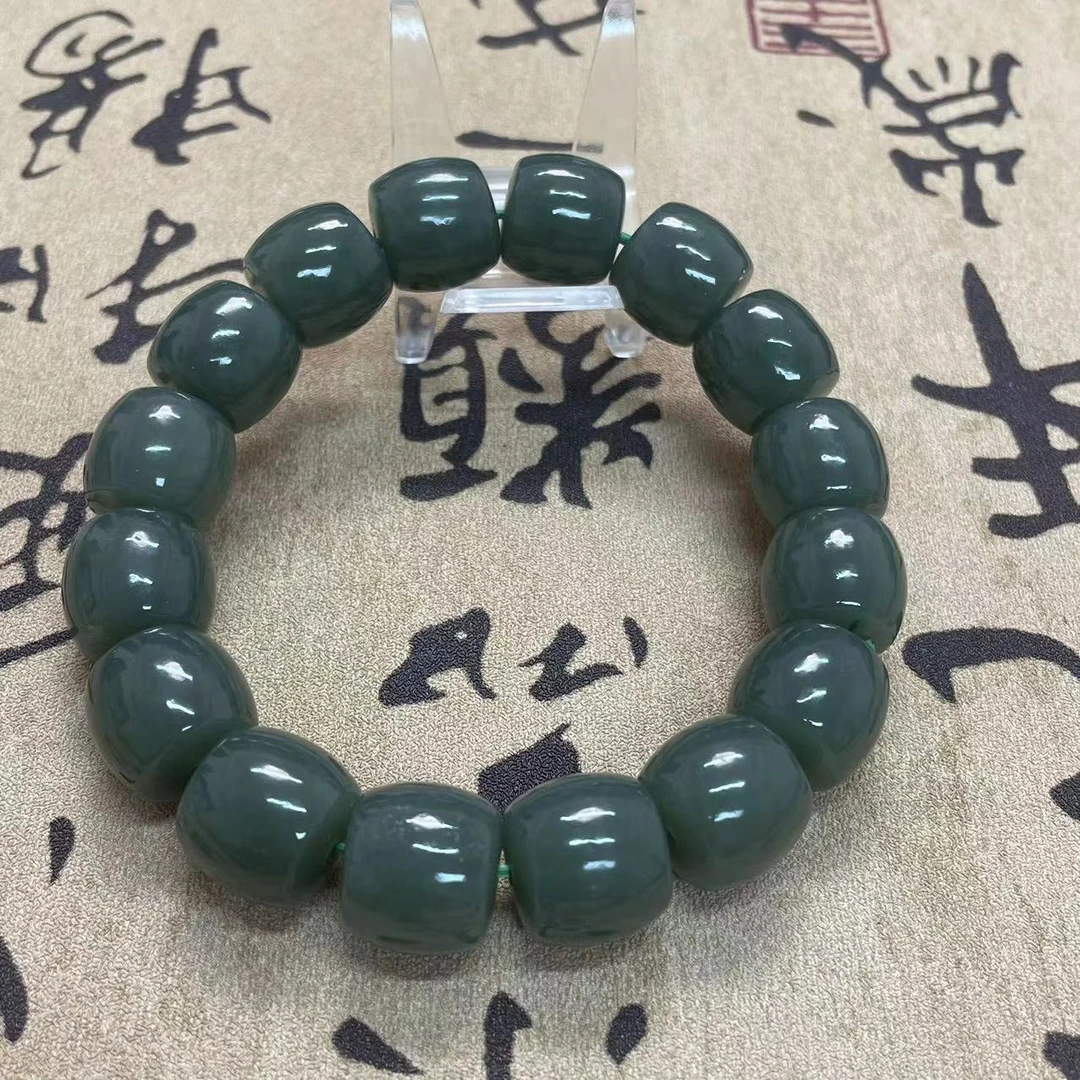 和田极限弧玉手串-卡14