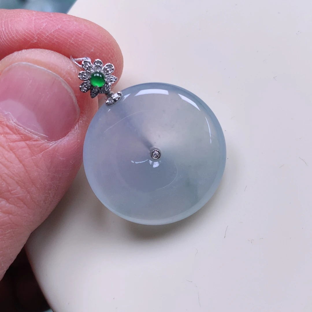 颈饰未镶嵌翡翠天然缅甸翡翠A货