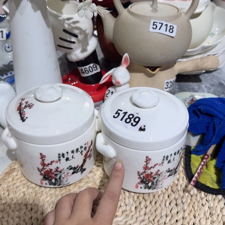 瓷片微瑕陶瓷满15包邮5189