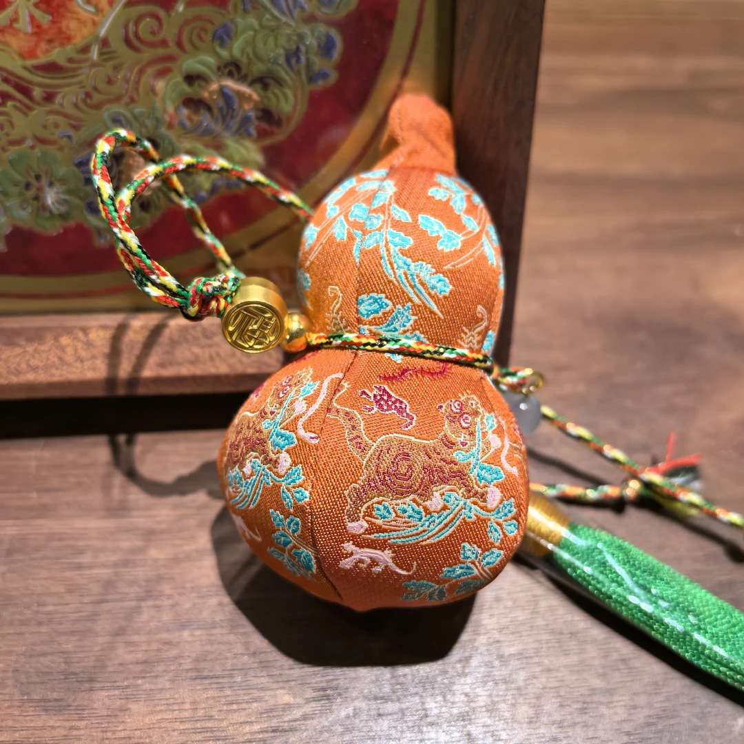 刺绣立体葫芦香包 10级粉丝端午礼物