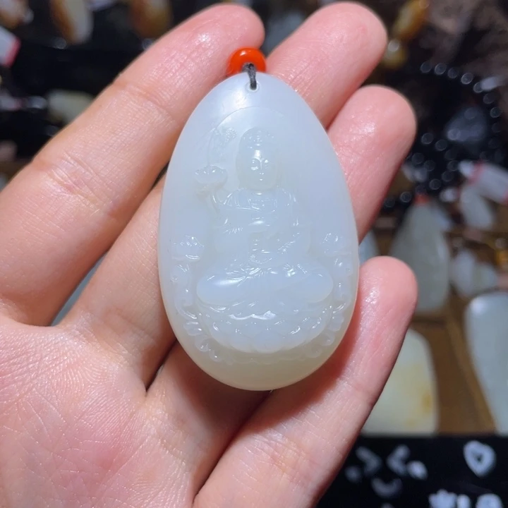 大***人和田玉未镶嵌手链