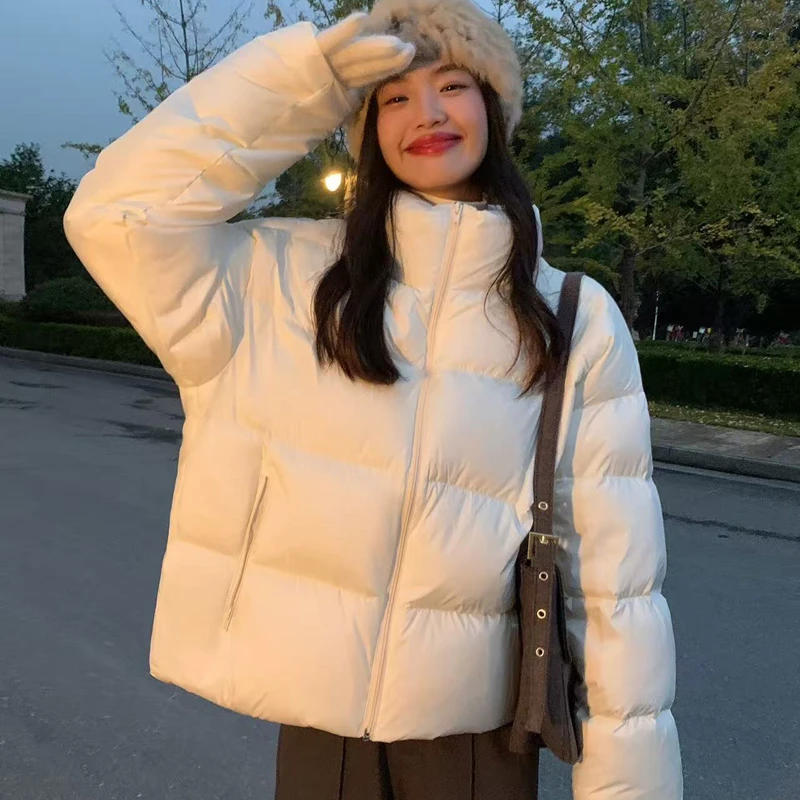 泡芙棉服外套女深冬款 2025新款韩系甜美棉服百搭韩版面包服 6037