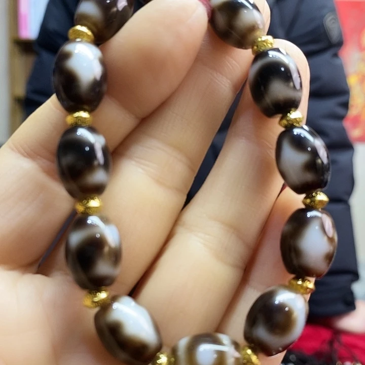 玛瑙/玉髓未镶嵌手链113