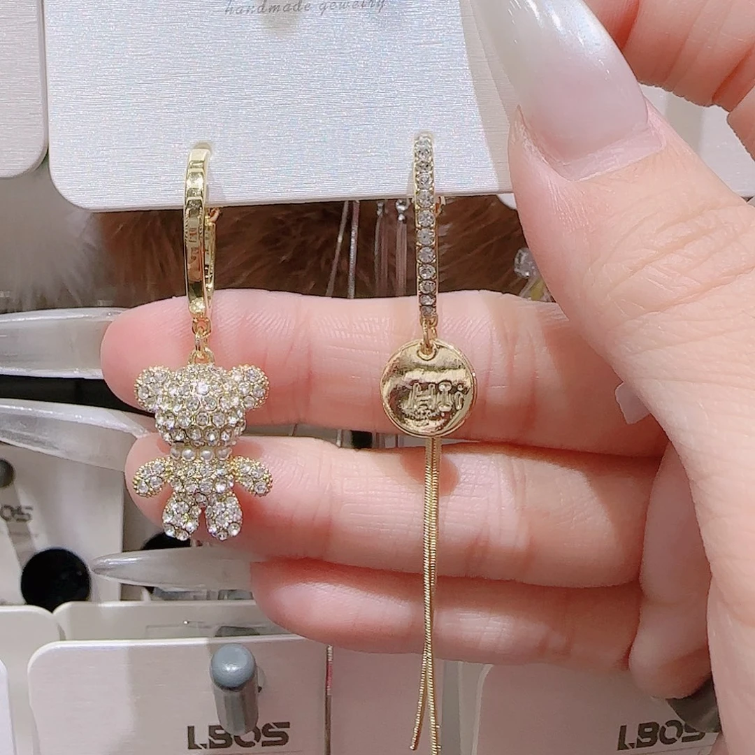 锆石铜合金925银耳环