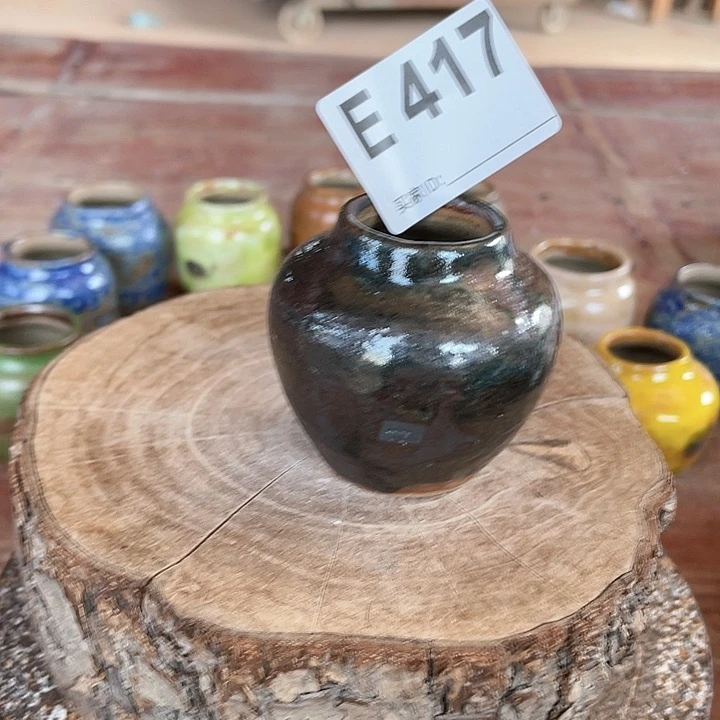 紫砂花盆新款 拇指盆 内口2.5