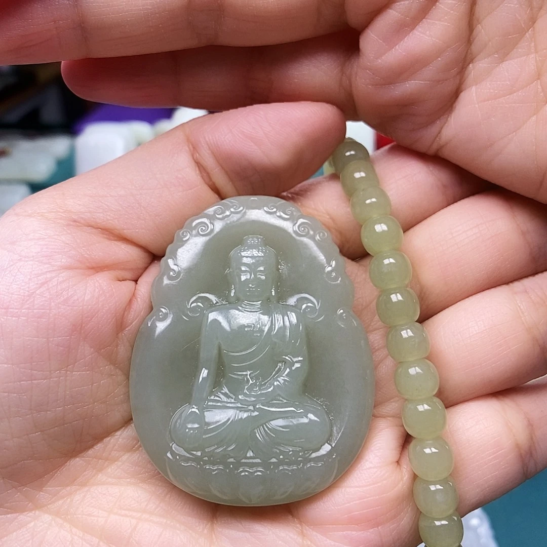 a***g颈饰未镶嵌和田玉