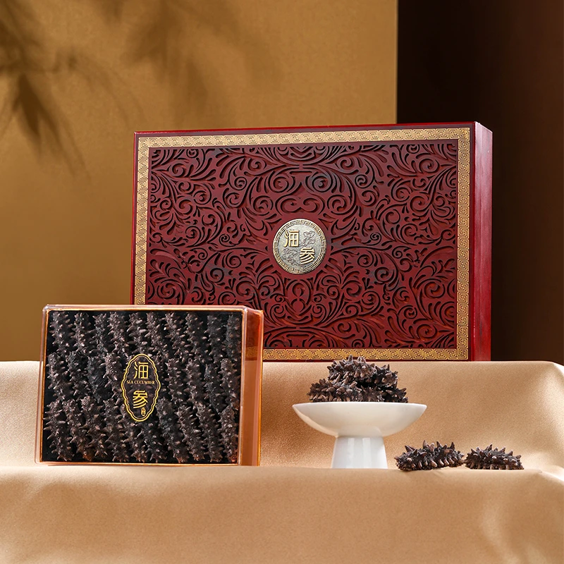 长梨花速发海参礼盒不加盐速发海参干货营养滋补送礼佳品团圆礼盒