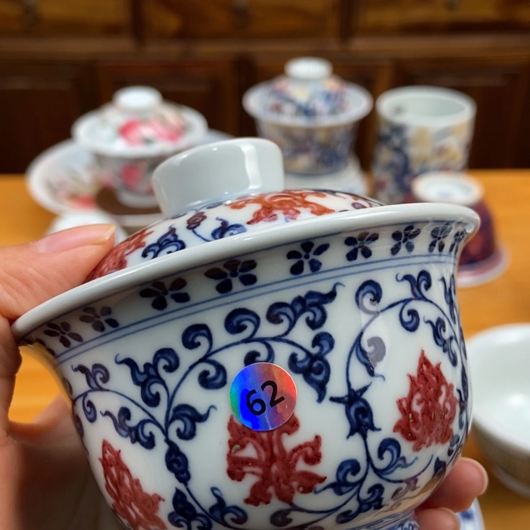 手绘现代茶具非古董