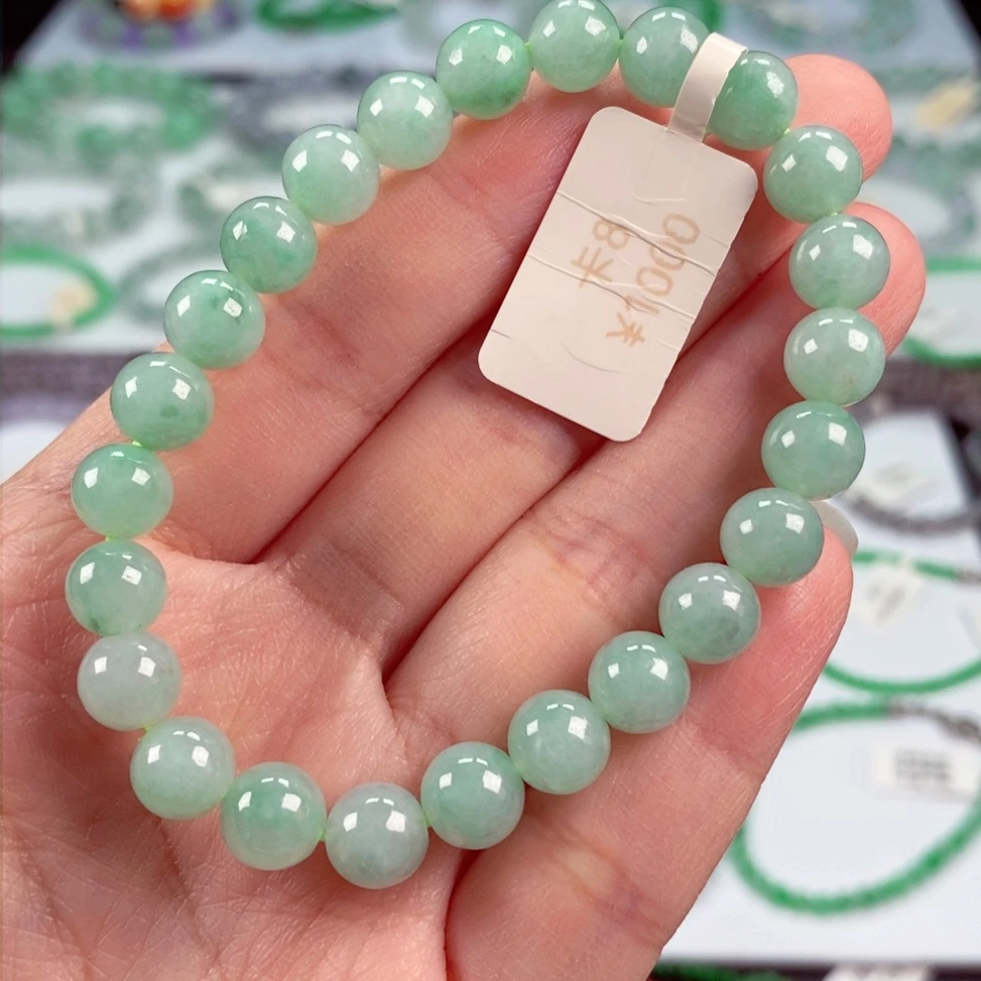 未镶嵌手链翡翠卡8