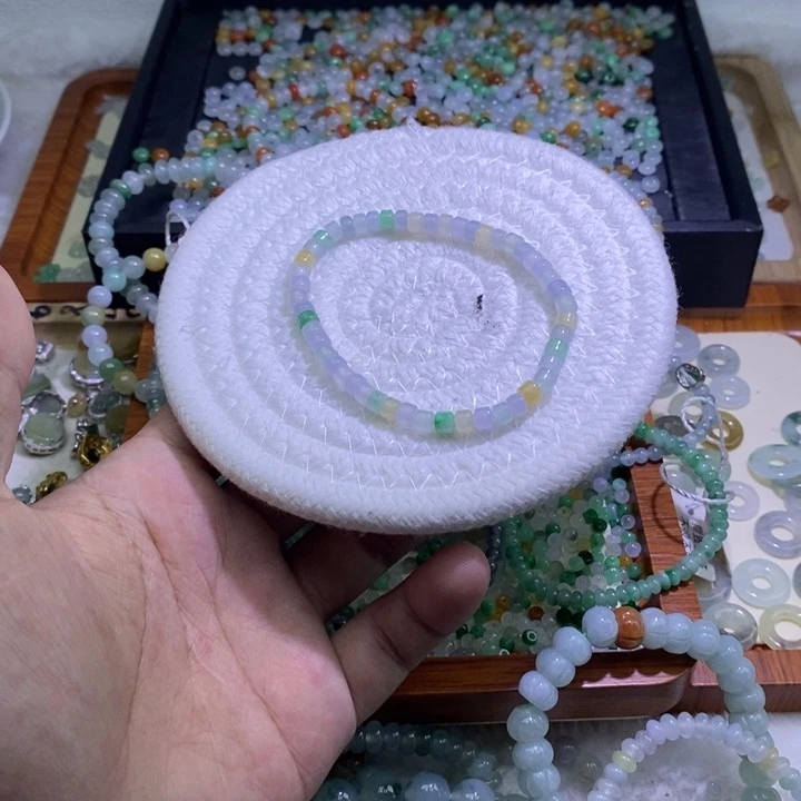 翡翠未镶嵌吊坠(不含链)老型珠手串卡4.4