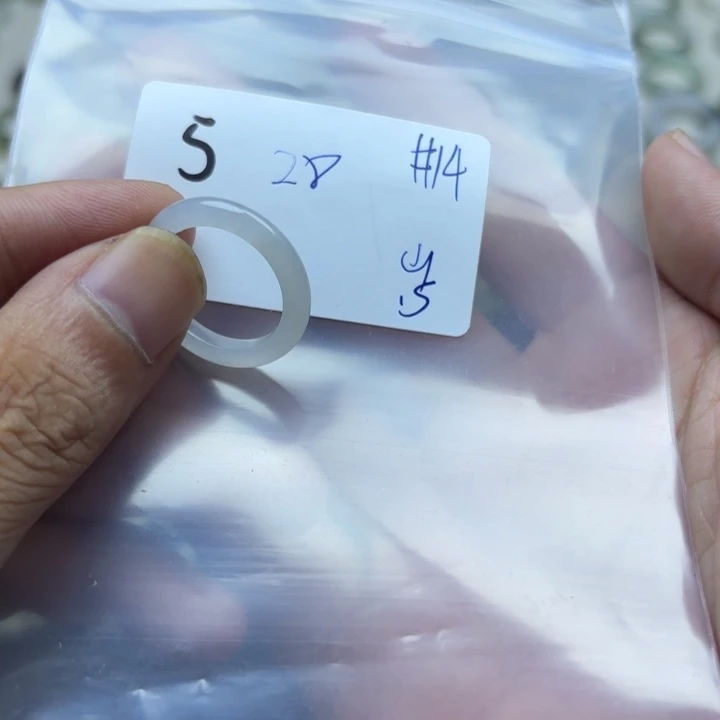 颈饰未镶嵌翡翠戒指
