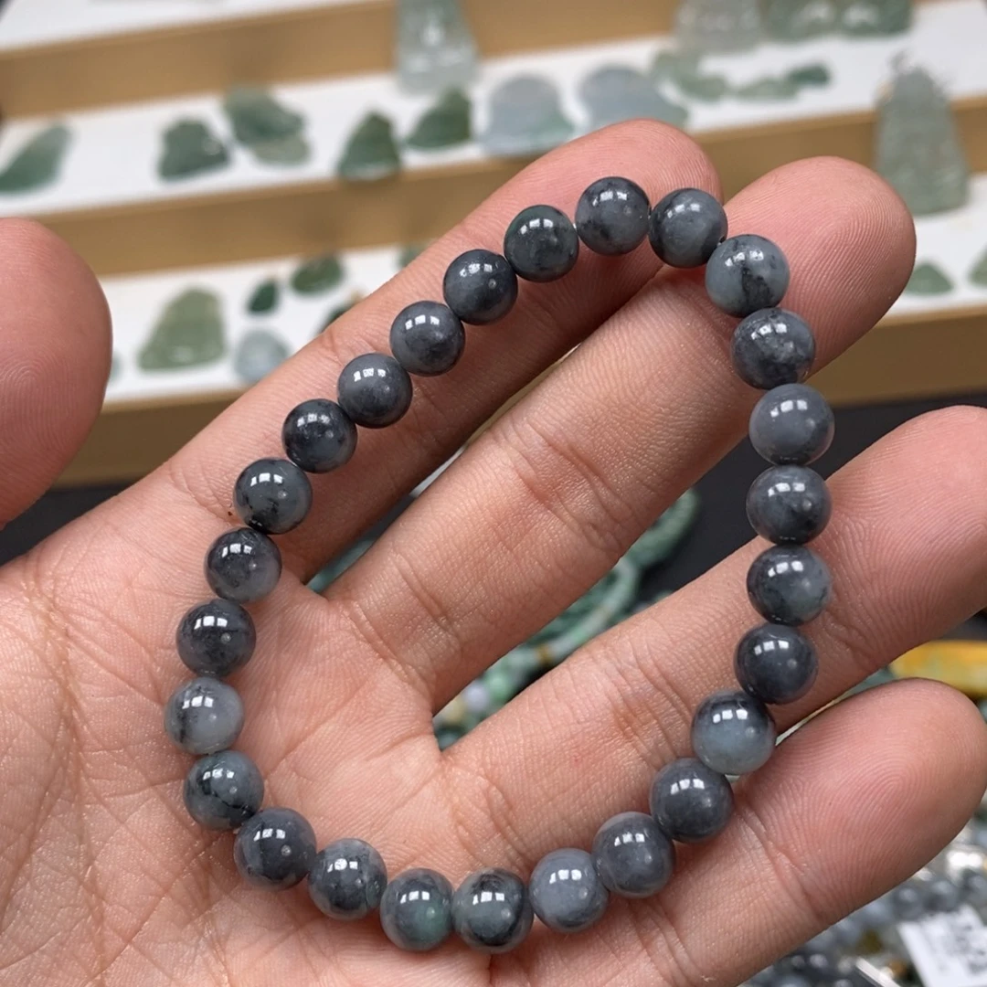 翡翠未镶嵌手链天然a货翡翠61