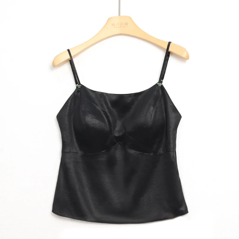 锦月丝府桑蚕丝吊带背心FW85A078-1