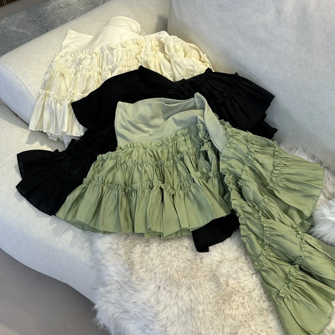 【RRSIFU蓉蓉私服】XS1979两穿抹胸半身裙