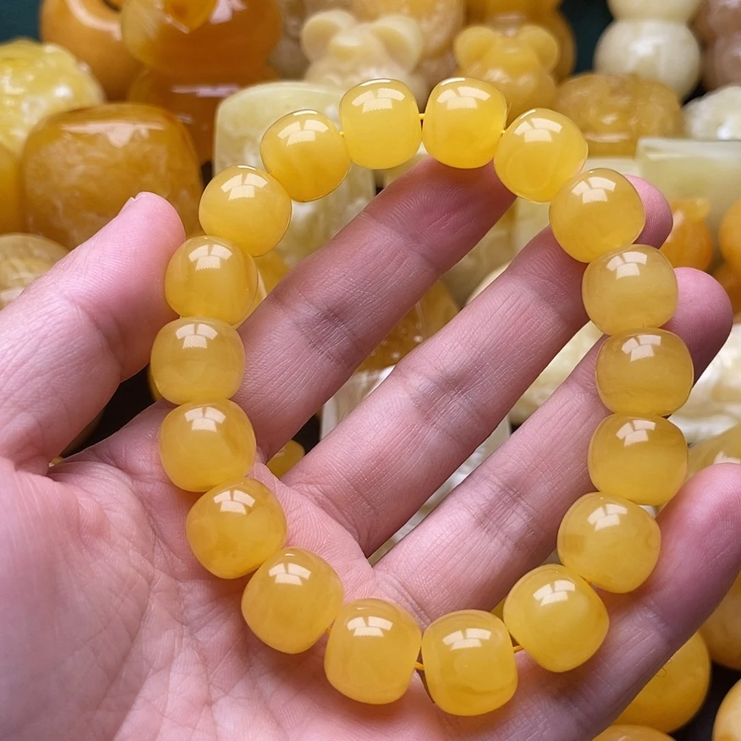 琥珀颈饰未镶嵌琥珀蜜蜡吊坠