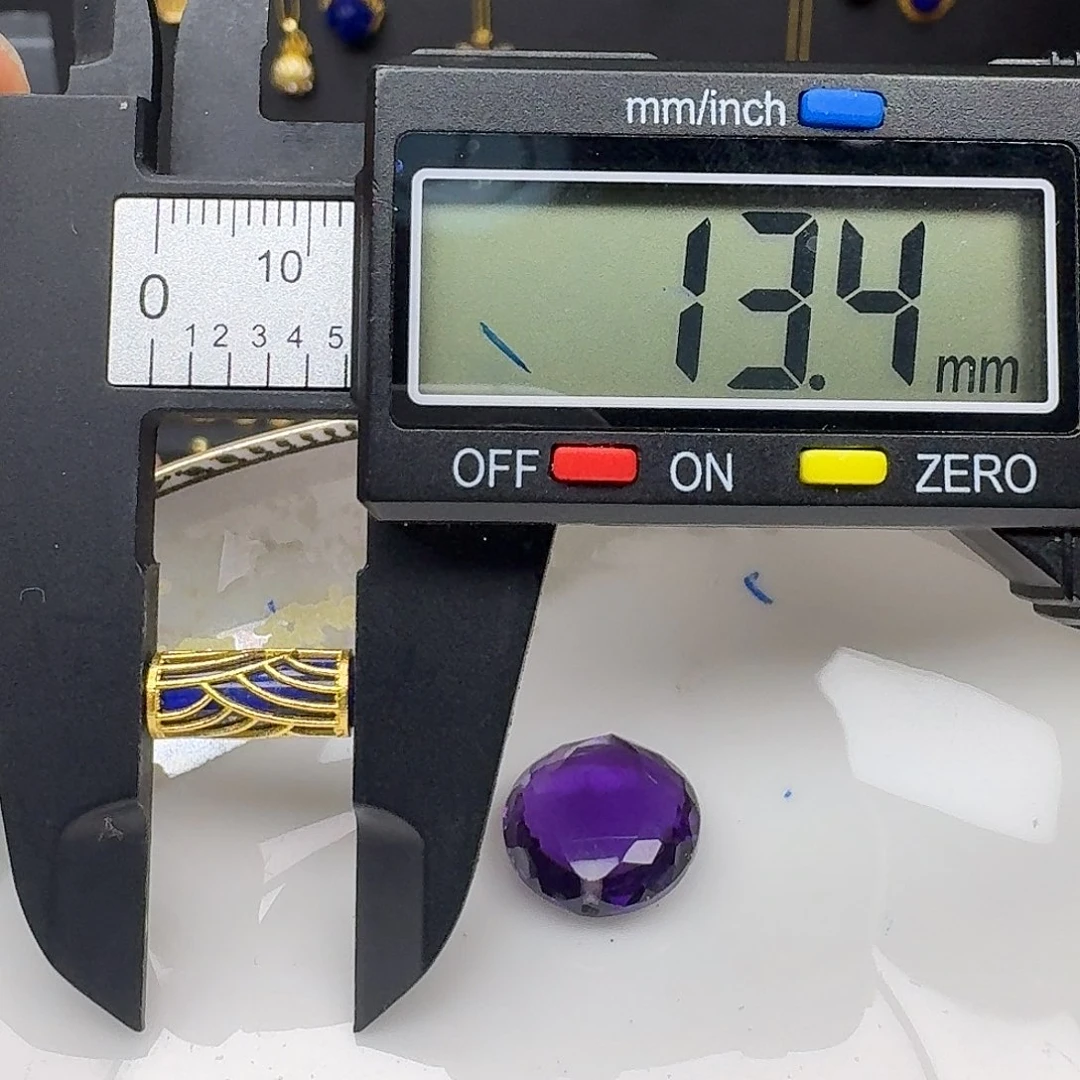 小***i银S925镶嵌紫晶颈饰紫水晶925镶嵌134