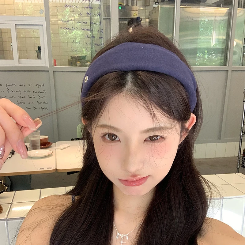 日常外戴宽边发箍女2025新款高颅顶压发头箍运动风发带头饰发卡