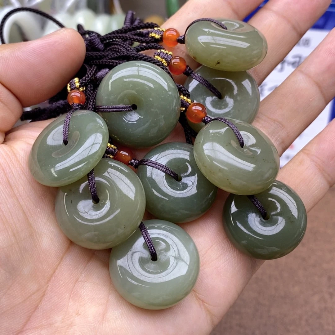 和田玉未镶嵌吊坠(不含链)卡25