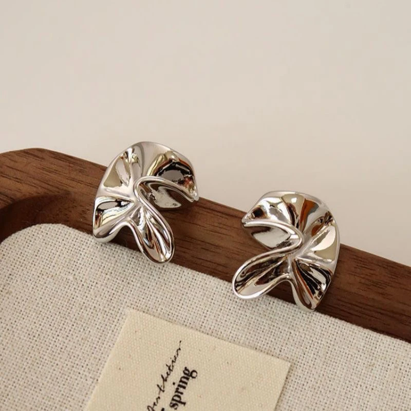 合金耳饰 感艺术气息异形百搭个性甜酷针耳钉