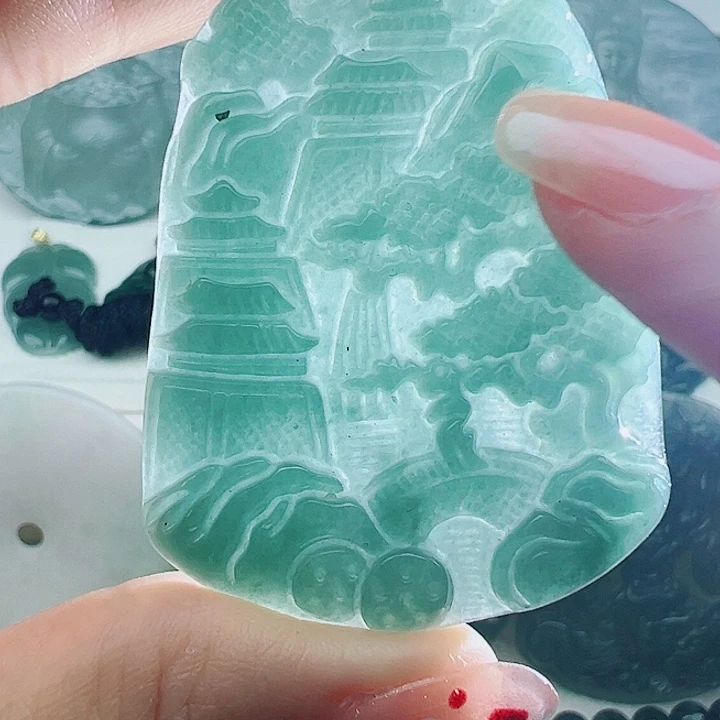 翡翠吊坠(不含链)未镶嵌多样性发货