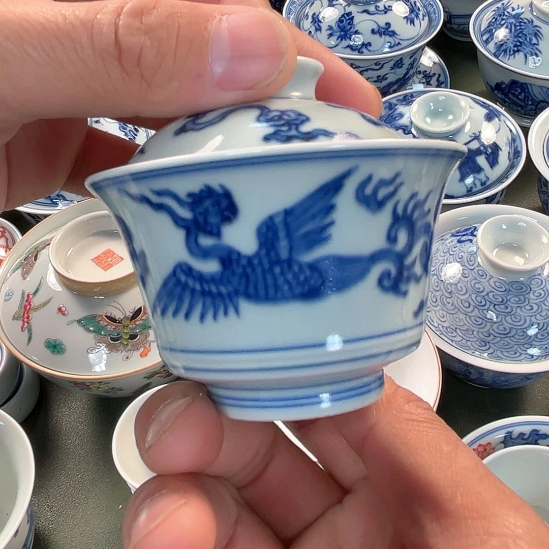 杯青花瓷器青花瓷器