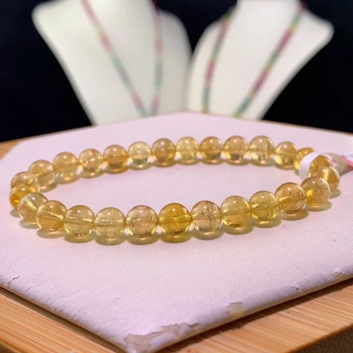 双色碧玺手链未镶嵌