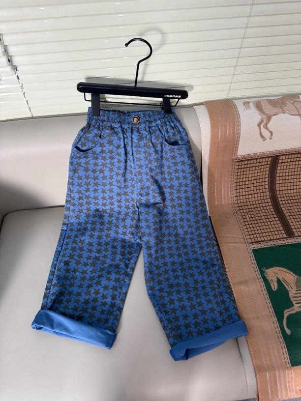 DA-MAI 经典【优质星星裤】阔腿宽松裤男女儿童休闲夏季时尚阔腿裤