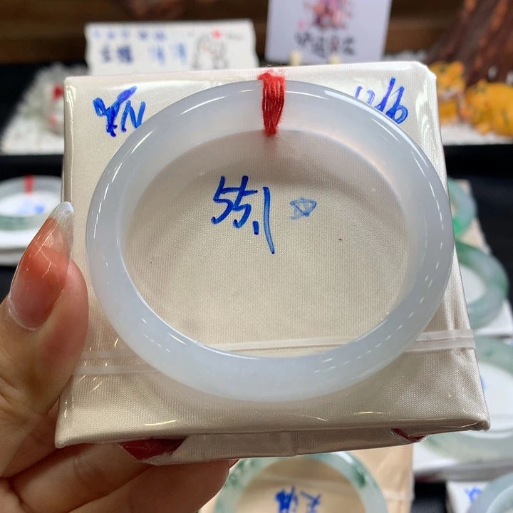 翡翠手镯未镶嵌15号白月光