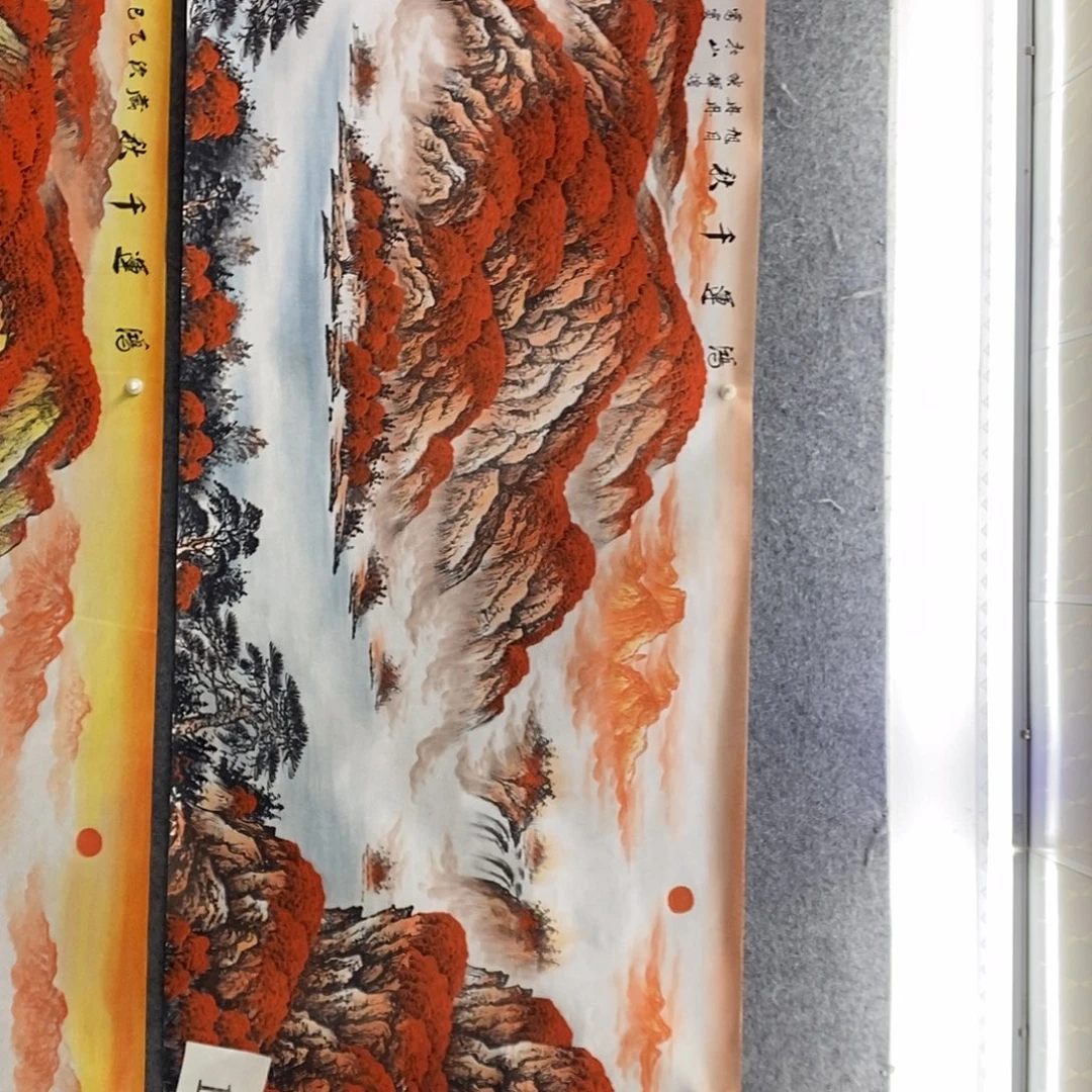 大***8横款鸿运千秋小六尺画