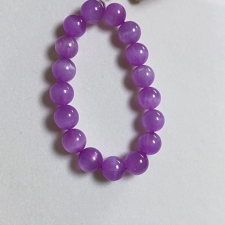 未镶嵌锂辉石紫锂辉高冰收藏级顶配手串11+