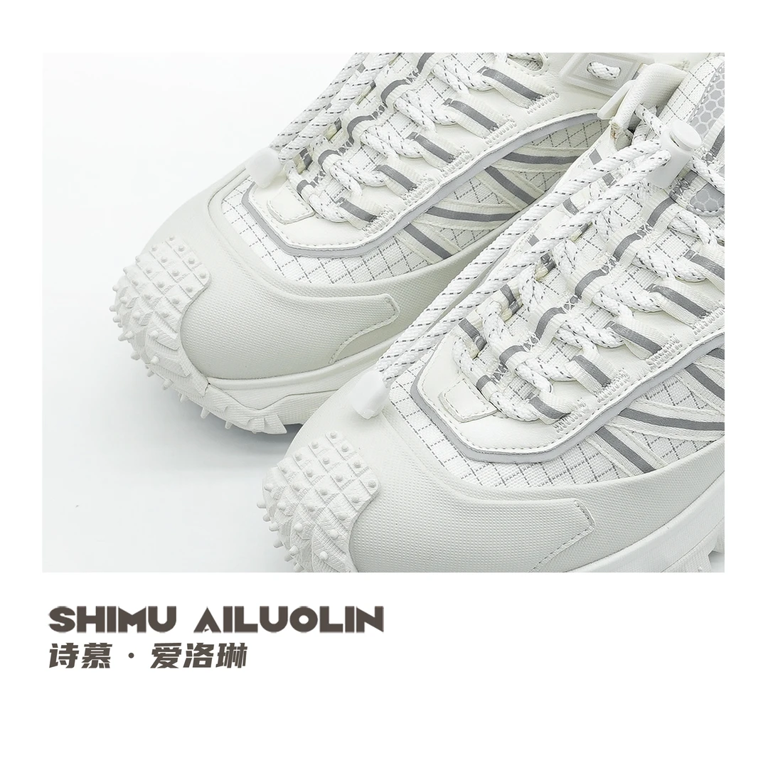诗慕·爱洛琳 白武士 男女同款ins潮鞋白色运动老爹鞋 LY1051-1