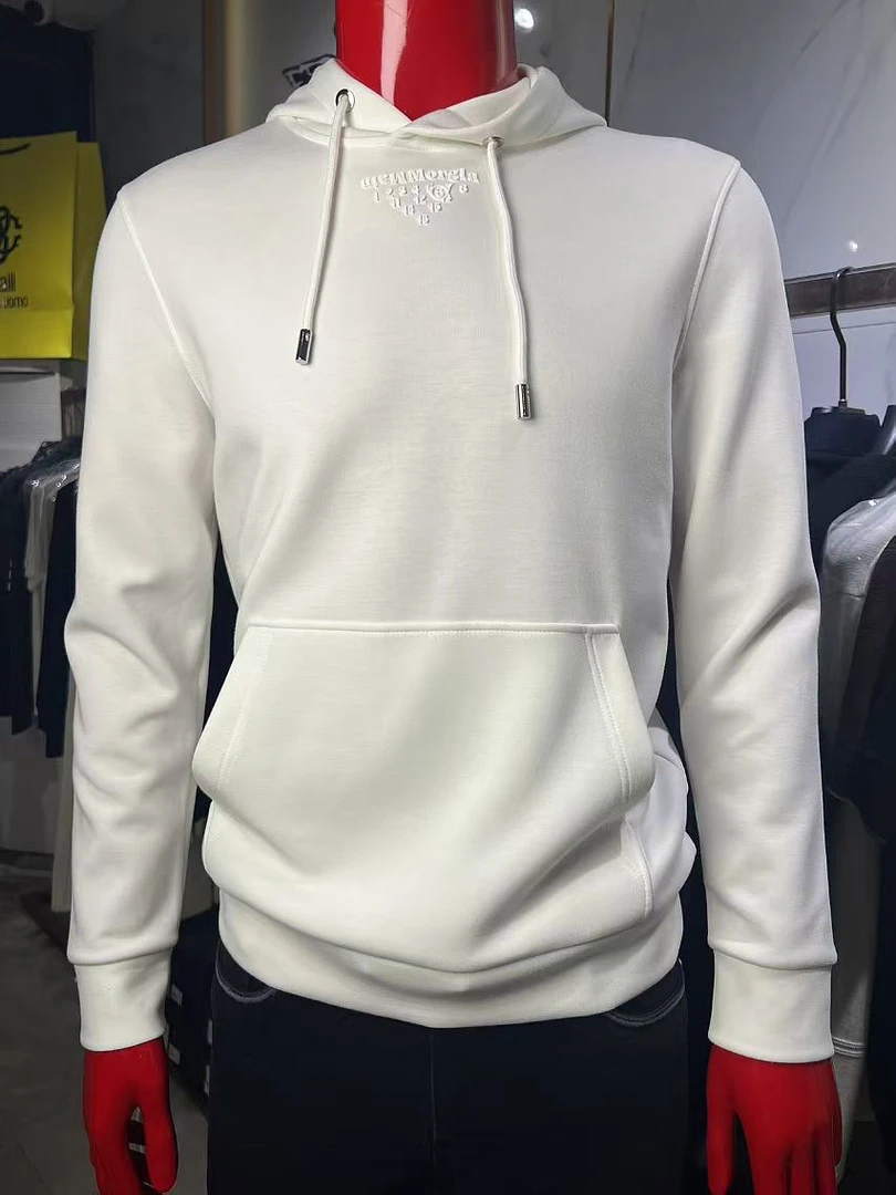 御锦阁2025美式长袖运动抽绳连帽卫衣