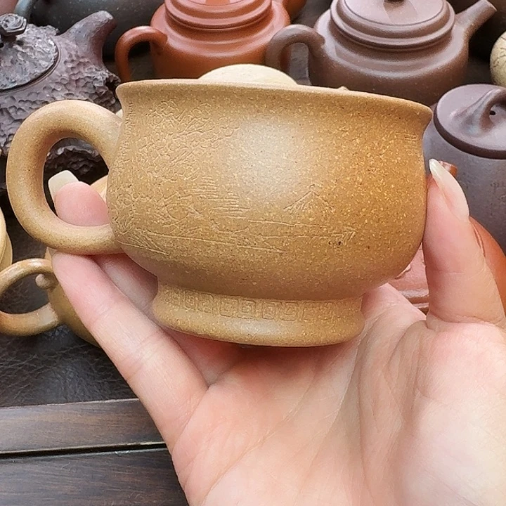 茶壶紫砂只***众主人杯全手