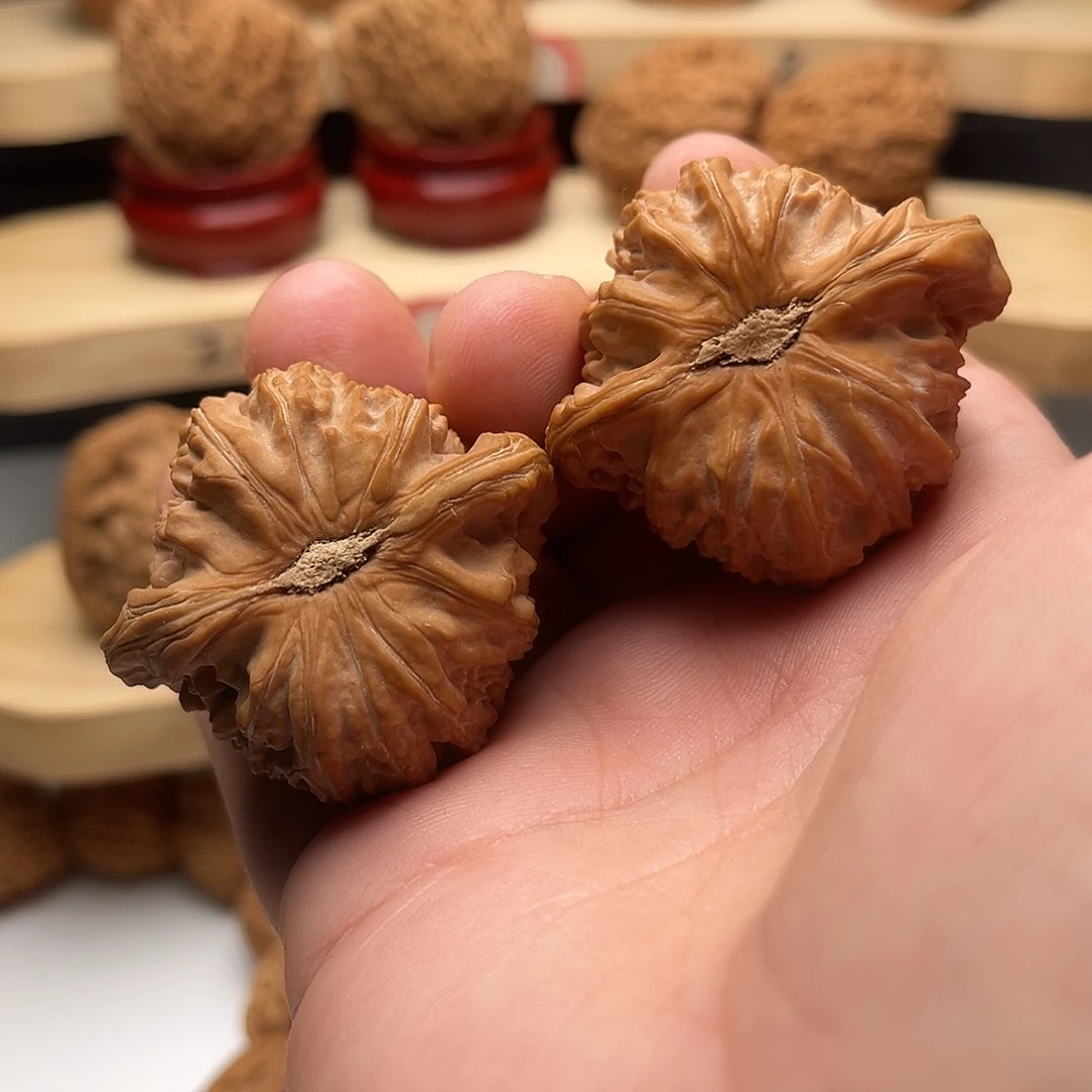 文玩核桃吊坠42白狮子