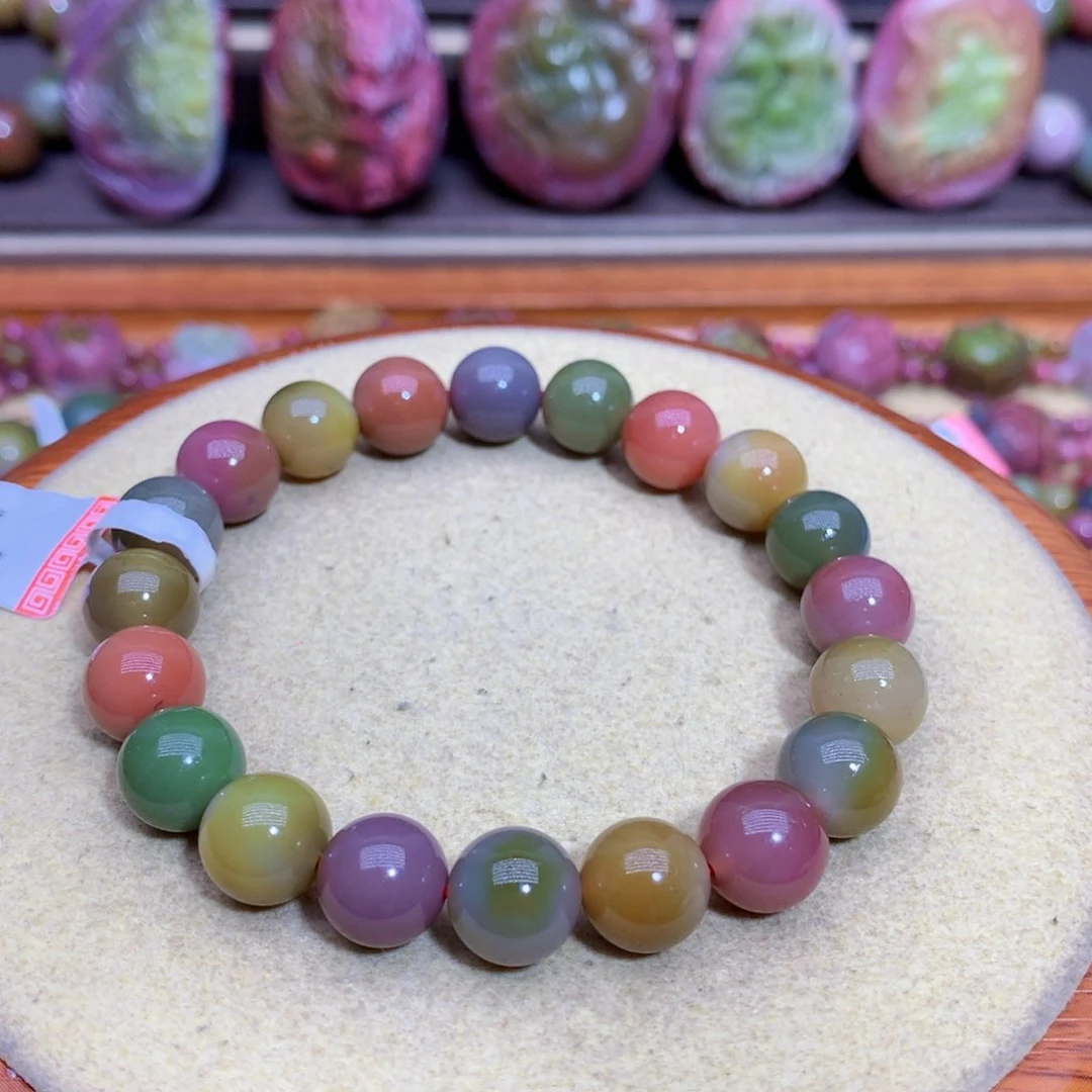 玛瑙手链未镶嵌盐源