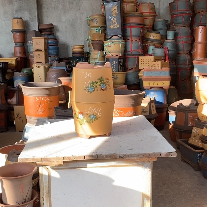 紫砂花盆紫砂花盆