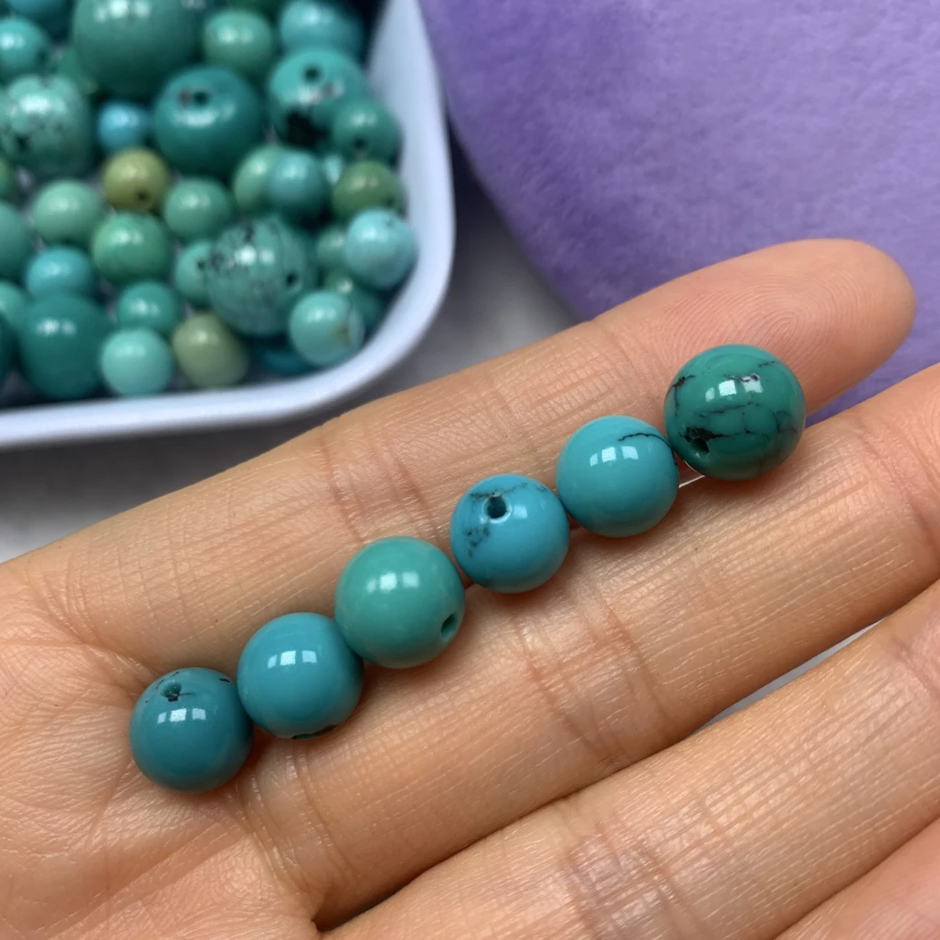 圆矿绿松石圆珠8