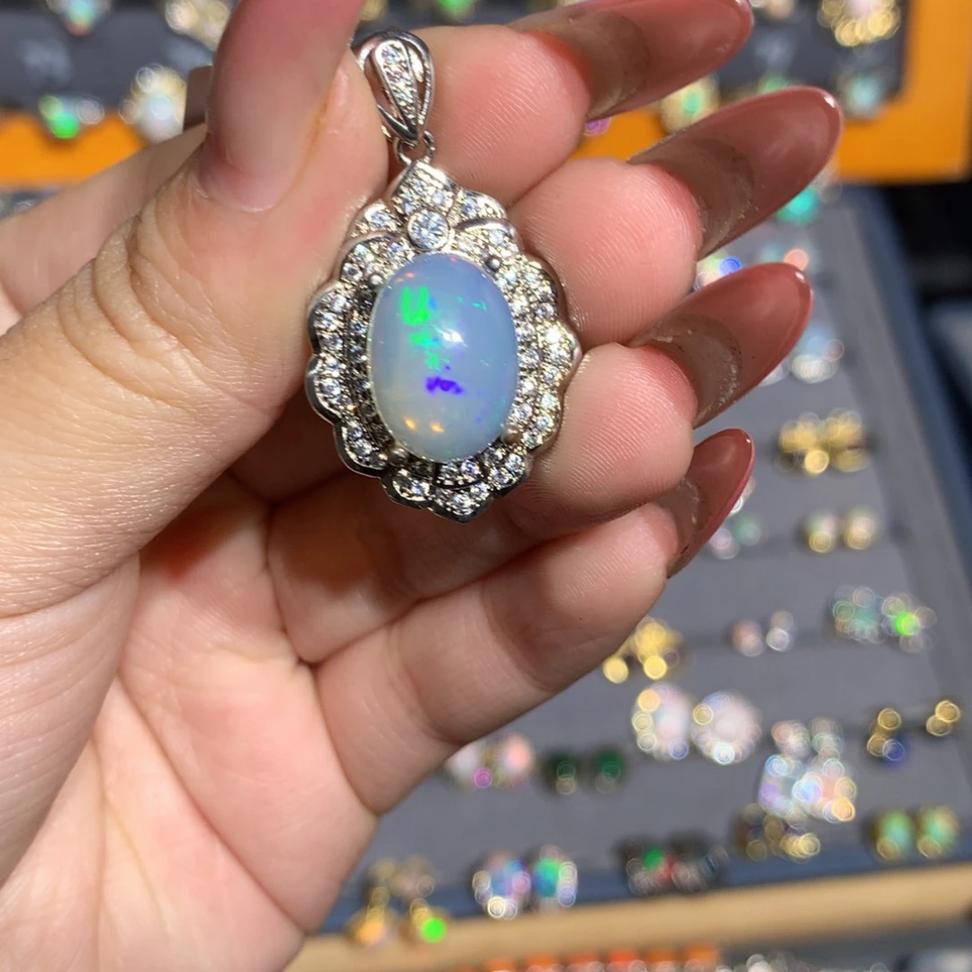 合金欧泊欧泊吊坠l