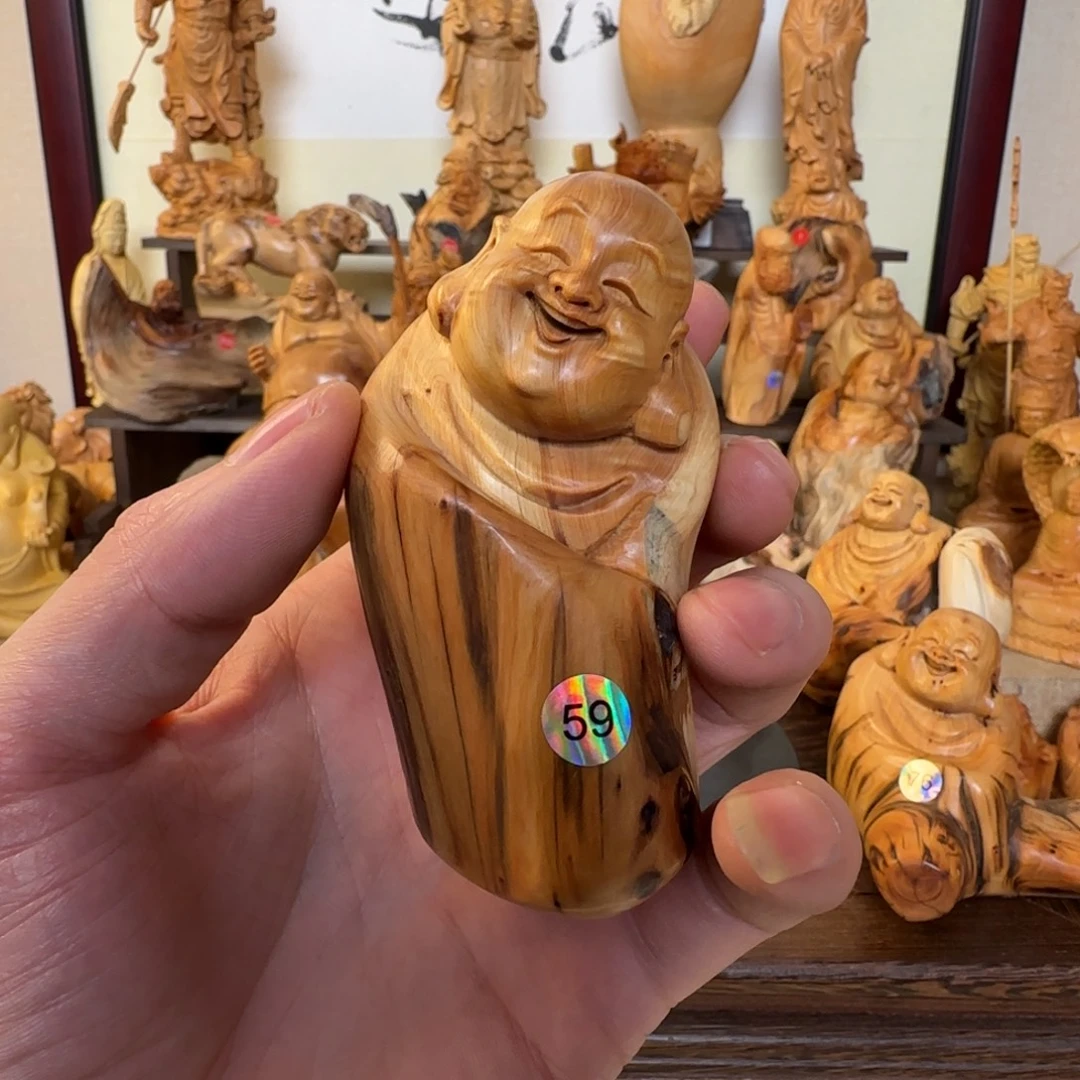 崖柏小木匠艺雕一物一拍