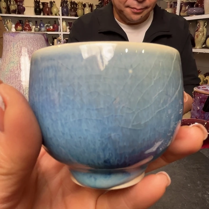 瓷片牛家钧窑牛自恒老师钧瓷