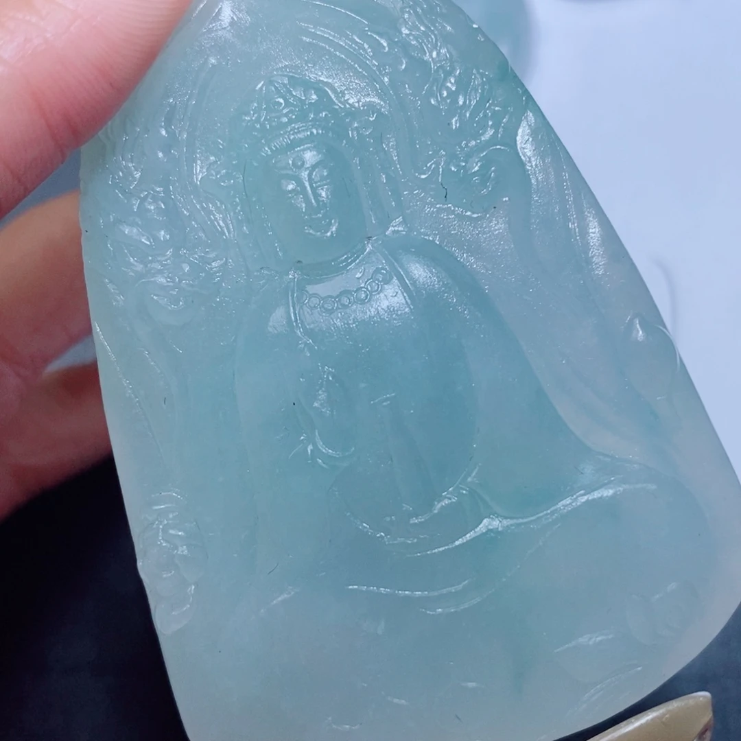 定制翡翠未镶嵌翡翠定制吊坠