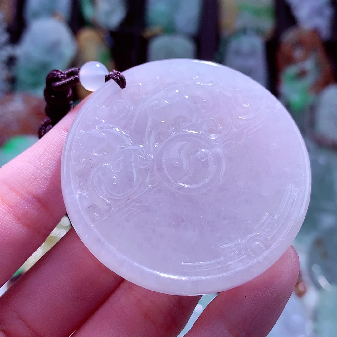 颈饰未镶嵌翡翠天然