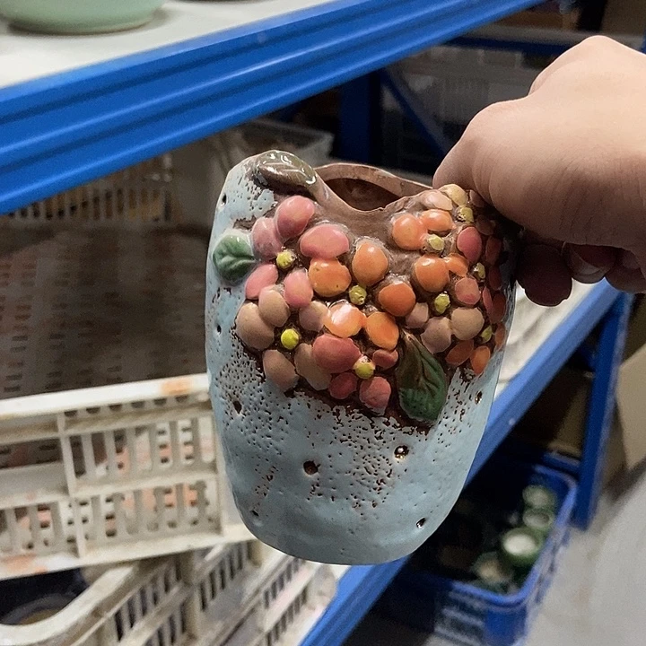 花盆单场满9.9发货9*13蓝