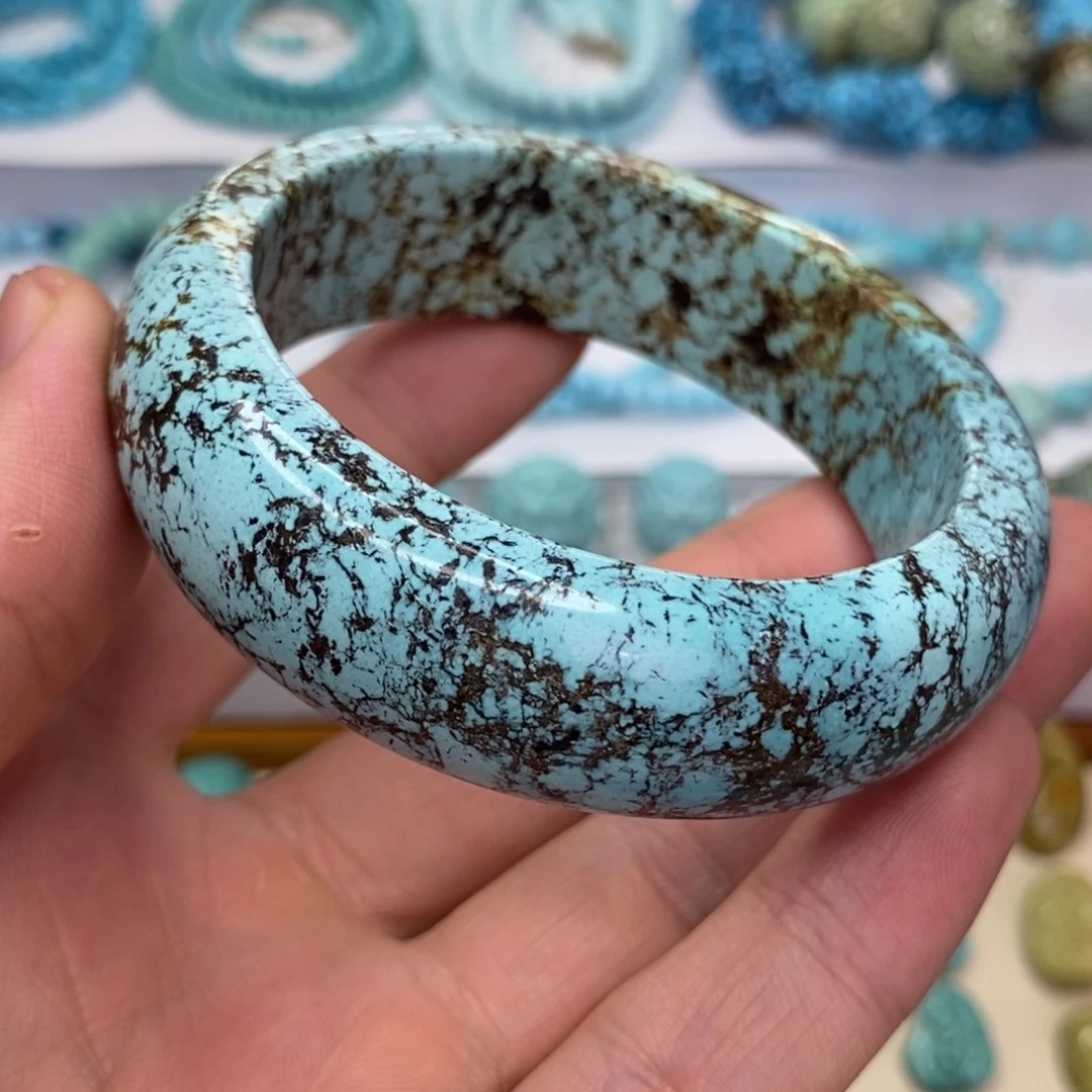 绿松石未镶嵌原矿绿松石配饰