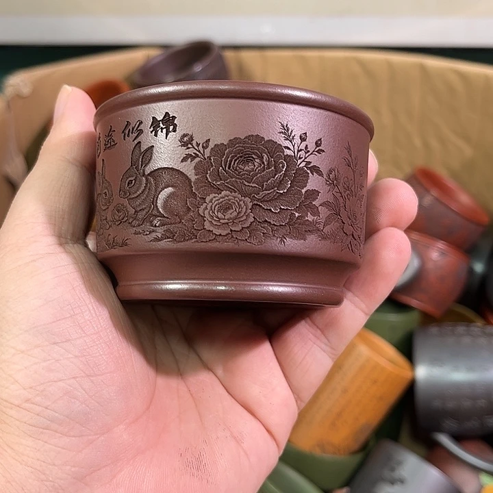 茶杯紫砂全手工紫砂主人杯