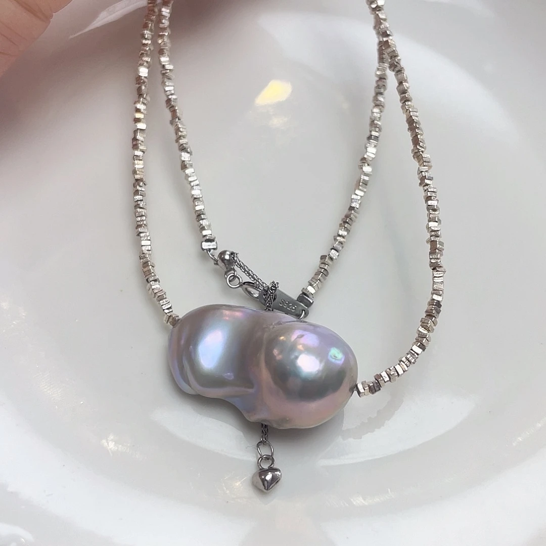 杨***贝未镶嵌淡水珍珠天然淡水珍珠巴洛克