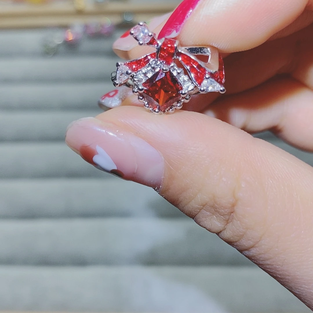 【闪购商品】托帕石耳饰银S925镶嵌