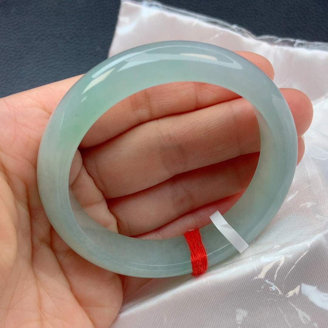 未镶嵌手镯翡翠53圈  高货微瑕