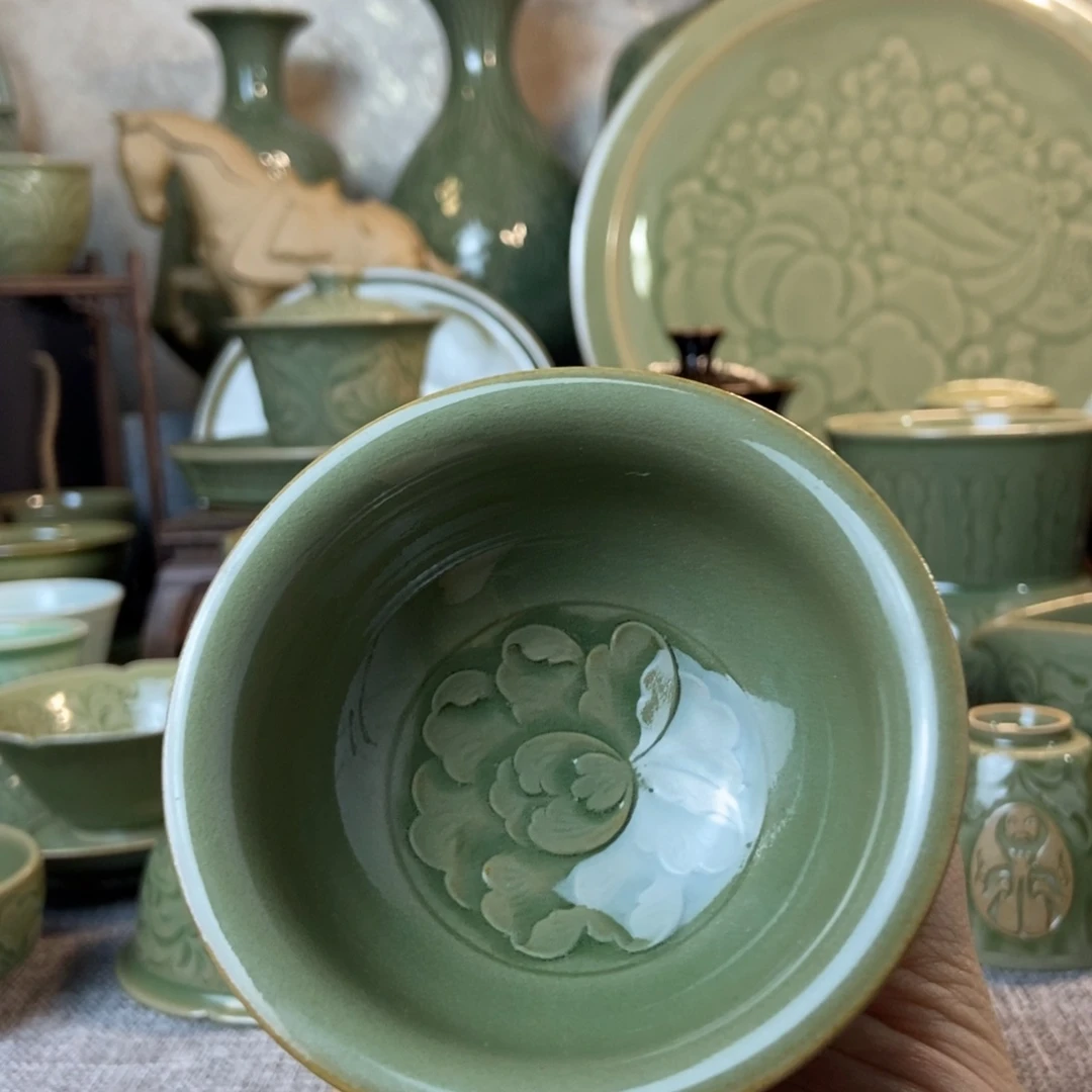 耀州窑s***y耀州窑福利款高足主人杯