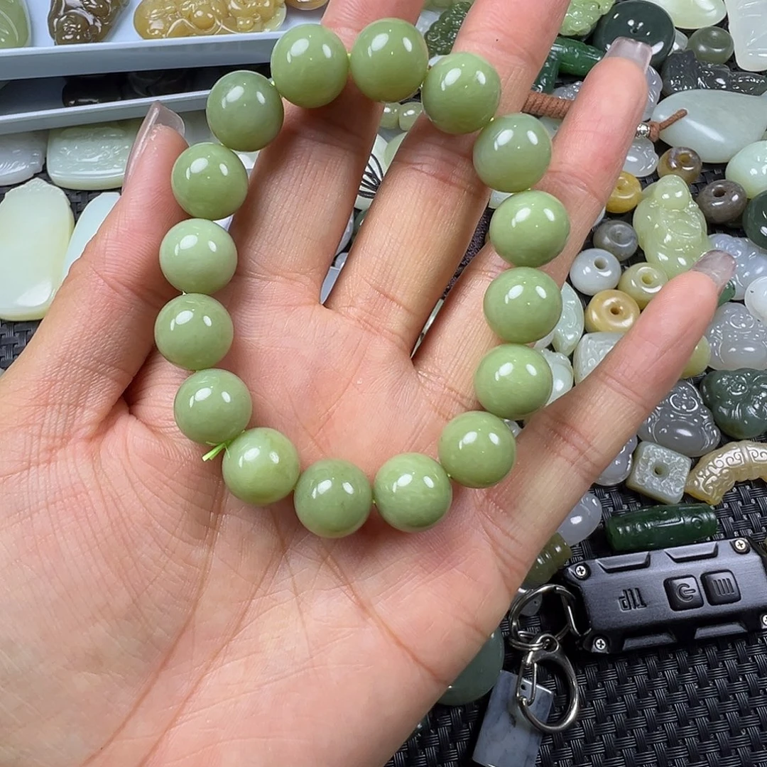 和田玉未镶嵌吊坠(不含链)卡12